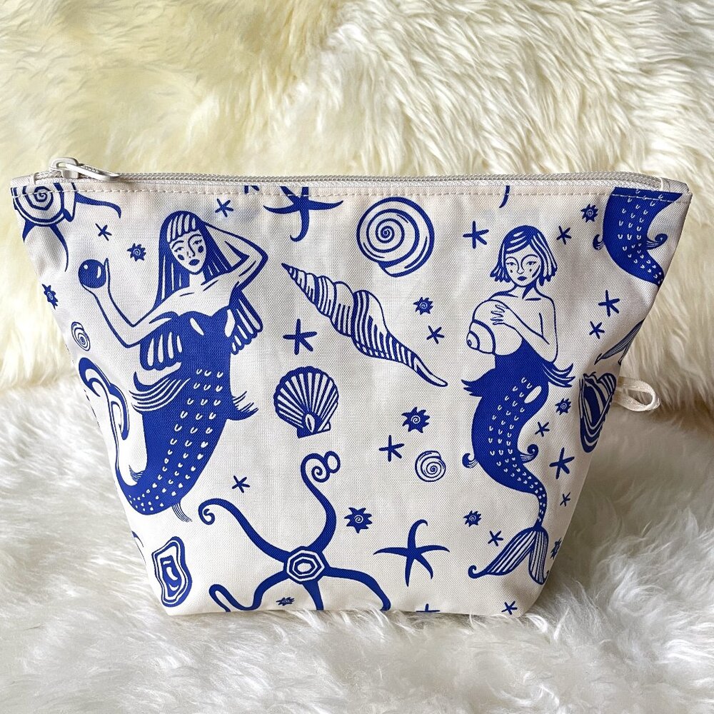 NWOT Baggu Go Pouch Medium - Mermaid (Sea Creatures)